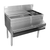 Glastender CBA-48R-CP10 Stainless Steel Underbar Ice Bin/Cocktail Unit - 48"W x 19"D