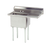 Advance Tabco FE-1-1824-24R-X 44.5" W 18 Gauge Galvanized Special Value Fabricated Sink