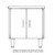 Southbend P36C-L Low Boy Cabinet 36"