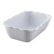 Winco CRK-10W 10"W White Rectangle Deli Crock