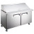 Admiral Craft GRSLM-2D 47" W 2-Section 2 Doors Grista Refrigerated Mega Top Salad or Sandwich Prep Table - 5.2 Amps
