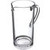 Carlisle 557007 58 Oz. PolyCarbonate Clear Elan Pitcher