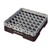Cambro 49S318167 Camrack Glass Rack With Soft Gray Extender - 5 Cases