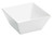 Cal-Mil SR262
 4 qt
 Plastic
 White
 Square
 Sierra Bowl