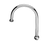 T&S Brass 133XM Nozzle swivel 10-5/16" H 5-11/16" spread gooseneck stream regulator outlet