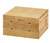 Cal-Mil 3628-7-99 12"W x 12"D x 7"H Square Wood Madera Crate Riser