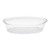 Cal-Mil 316-10-12 10" W x 2.5" H Clear Round Turn N Serve Deep Tray