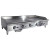 Adcraft BDCTG-60T 60" W Gas Countertop Black Diamond Thermostatic Griddle - 150,000 BTU