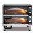 Waring WPO350 Double-Deck Pizza Oven Electric Countertop 23"W x 18"D x 19-3/4"H