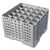Cambro 25S1114151 Camrack Glass Rack With (6) Soft Gray Extenders - 2 Cases
