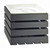 Cal-Mil 3332-10-96 12"W x 12"D x 10"H Square Bamboo Midnight Bamboo Crate Riser