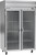 Beverage Air HR2HC-1G 52" W Two-Section Glass Door Reach-In Horizon Series Refrigerator