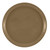 Cambro 1000513 10"Dia. Brown Round Serving Camtray - 12/Case