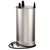 Lakeside 601225 Easy-Glide 12.25" Dia. Round Stainless Steel 1-Tube Heated Dish Dispenser - ADA Height