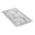 Cambro 30CWL135 Camwear 1/3 Size Clear Food Pan Cover - 6/Case