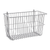 Metro H212K4 Smartwall Storage Basket 17-3/8" x 7-1/2" x 10" Metroseal Gray Epoxy-Coated Corrosion-Resistant Finish