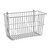 Metro H212K4 Smartwall Storage Basket 17-3/8" x 7-1/2" x 10" Metroseal Gray Epoxy-Coated Corrosion-Resistant Finish