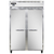 Continental Refrigerator 2RN 52" W Two-Section Solid Door Reach-In Refrigerator