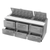 Victory VSPD72HC-18-6 72" W Three-Section Six Drawer UltraSpec Series Sandwich Prep Table
