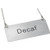 Winco SGN-202 3-1/2"W x 1-3/4"D Stainless Steel Beverage Chain Sign