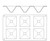 Matfer Bourgeat 257921 Gastroflex Pyramid Mold 6 Per Sheet 2-3/4"L x 2-3/4"W x 1-1/2"H Pyramids Food Grade Silicone