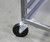 Lakeside 135 16 Pans Stainless Steel Full Height 4" Casters Sheet Pan and Tray Rack