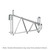 Metro 1Ws14C Super Erecta Shelf Support Post Mount Single Chrome Plated Finish