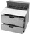 Beverage Air SPED36HC-10C-2 36" W One-Section Two Drawer Sandwich Top Refrigerated Counter