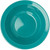 Carlisle PCD30515 3 1/2" Dia. 5 Oz. PolyCarbonate Teal Rimmed Fruit Bowl