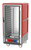 Metro C537-MFC-L C5 3 Series Red 3/4-Size Insulated Moisture Heated Holding & Proofing Cabinet with Clear Doors and Lip Load Slides - 120 Volts