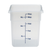 Cambro 18SFSPP190 18 qt Translucent Square CamSquare Food Container
