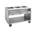 Randell 3612 2 Pans Stainless Steel Open Cabinet Base Electric Hot Food Table - 120 Volts