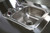 Lakeside 9600 35" W Stainless Steel Mobile Hand Washing Station - 120 Volts