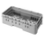 Cambro HBR414167 Camrack Base Rack With Soft Gray Extender Half Size 19-3/4" x 9-7/8" - 5 Cases
