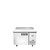 Atosa MPF8201GR 44" W 1-Section 1 Door Refrigerated Pizza Prep Table - 115 Volts