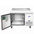 Atosa MPF8201GR 44" W 1-Section 1 Door Refrigerated Pizza Prep Table - 115 Volts
