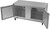 Beverage Air UCR60AHC 60"W Two-Section Reach-In Undercounter Refrigerator