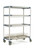Metro PR48VX3-XDR Metromax I Mobile Drying Rack Unit With Drip Tray 48"W 4-Tier