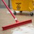 Carlisle 3656805 24" Long Rubber Blade Plastic Frame Red Sparta Floor Squeegee Head