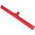 Carlisle 3656805 24" Long Rubber Blade Plastic Frame Red Sparta Floor Squeegee Head