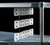 Metro MD24-24 Shelf-To-Shelf Divider 24"H 4" Polypropylene Panels & Stainless Steel Rods