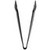 Carlisle 460903 9" W Plastic Black Carly Salad Tongs