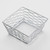 American Metalcraft BNRB68C Metal Square Birdnest Basket