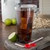 Carlisle 522407 24 Oz. Clear SAN Plastic Textured Exterior Stackable Tumbler