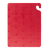 San Jamar CB152012RD 15" x 20" x 1/2" Red Co-Polymer Cut-N-Carry Cutting Board