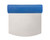 Matfer Bourgeat 112901 Dough Scraper 4-3/8"L x 4-1/2"W Rigid Blade Rounded Cut Polyamide Handle Stainless Steel
