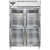 Continental Refrigerator D2FSNSSGDHD 52" W Two-Section Glass Door Reach-In Designer Line Freezer - 115 Volts