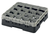 Cambro 16S418110 Camrack Glass Rack With Soft Gray Extender - 5 Cases