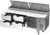 Beverage Air DPD93HC-4 93" W Three-Section One Door One Door Pizza Top Refrigerated Counter
