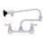 Fisher 54100  8" Wall Mount Adjustable Stainless Steel Faucet